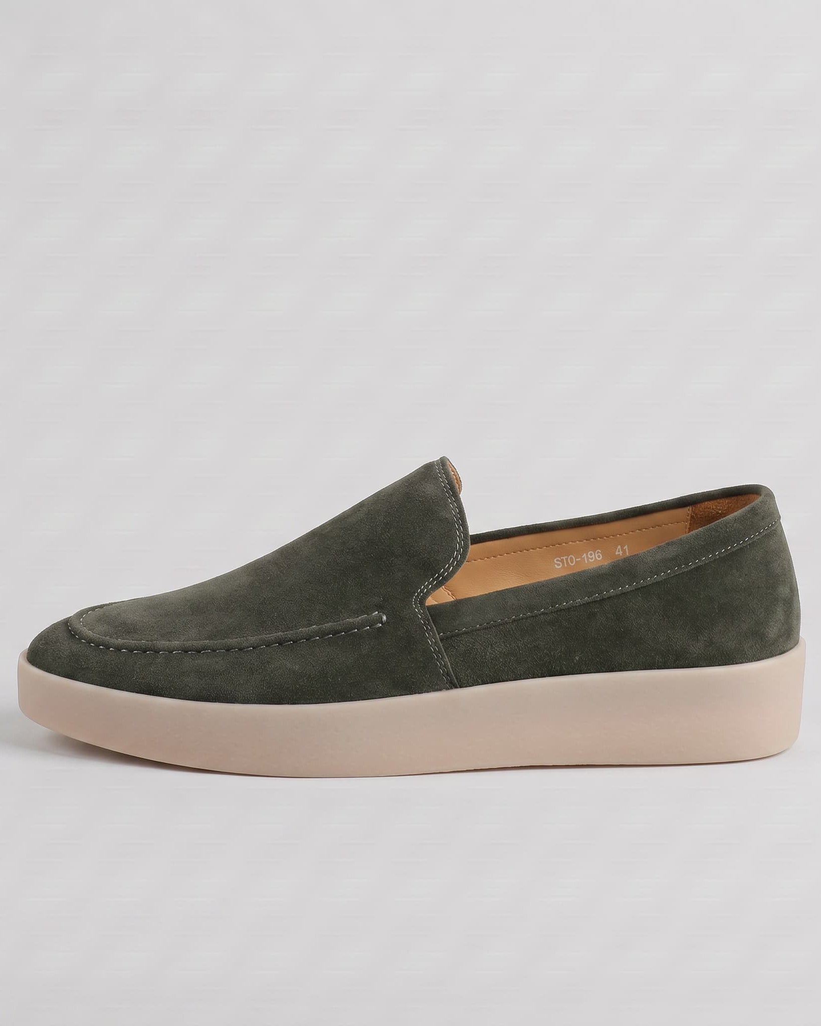 Forte Suede Loafer Olive