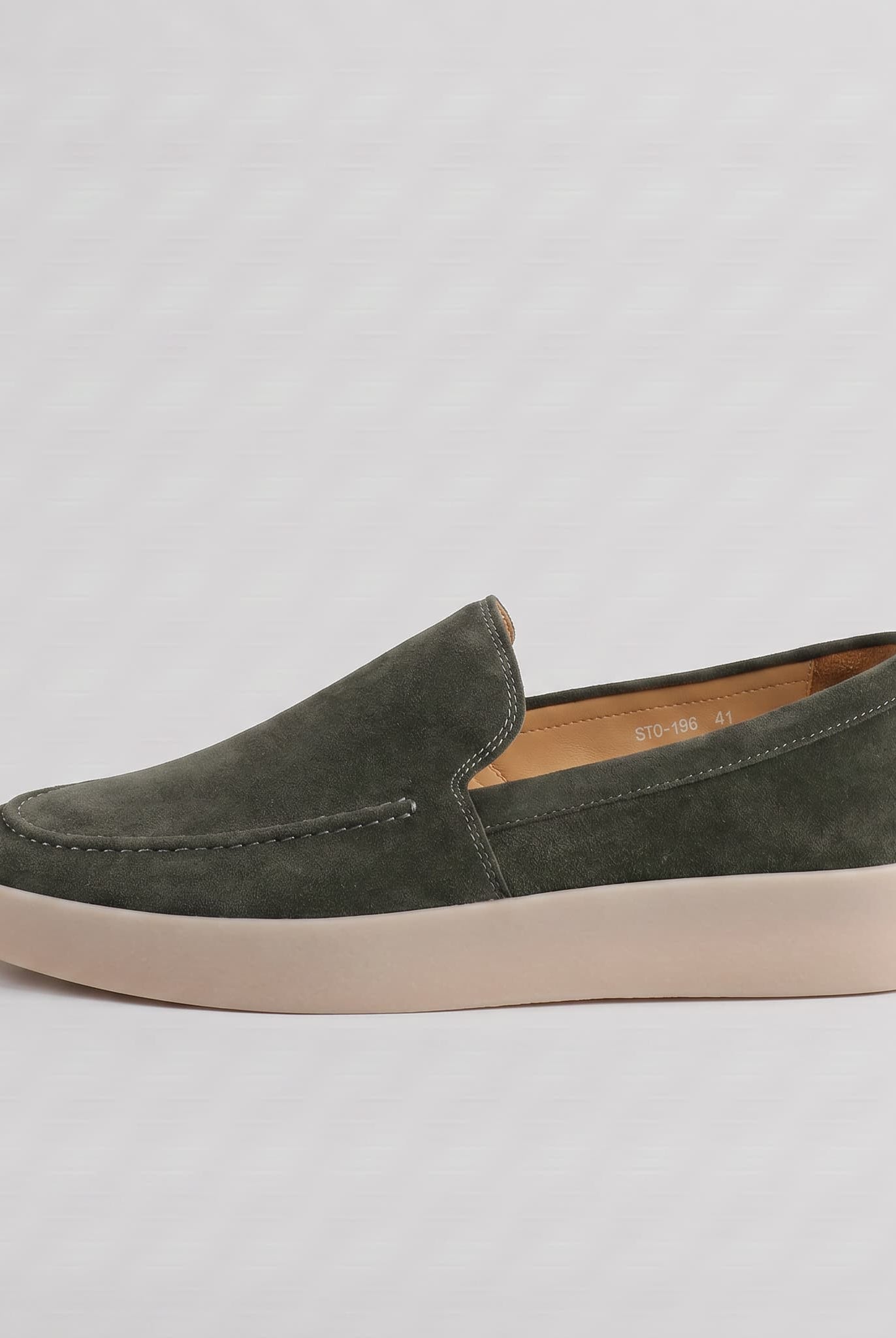 Forte Suede Loafer Olive