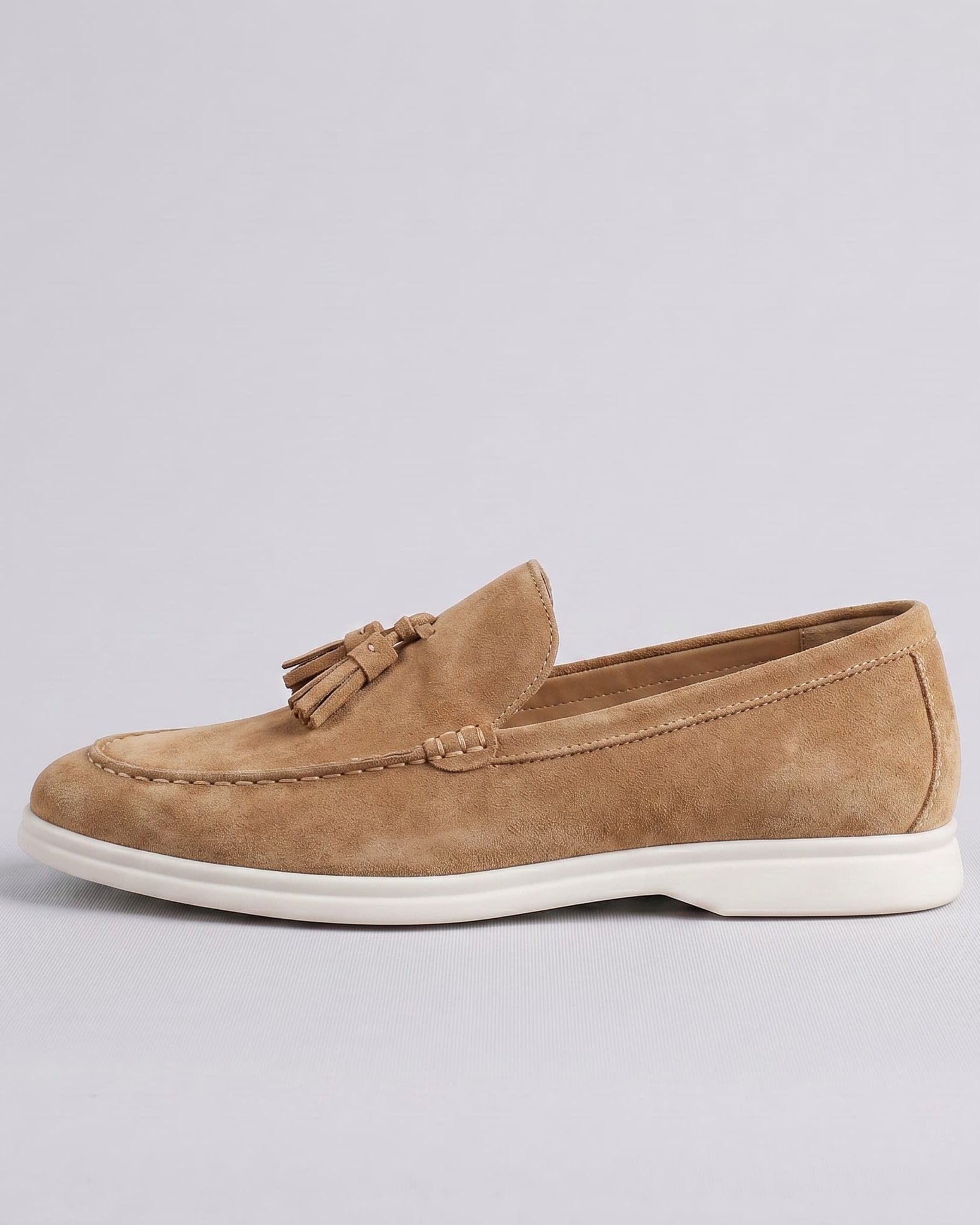 Capri Suede Loafer Camel