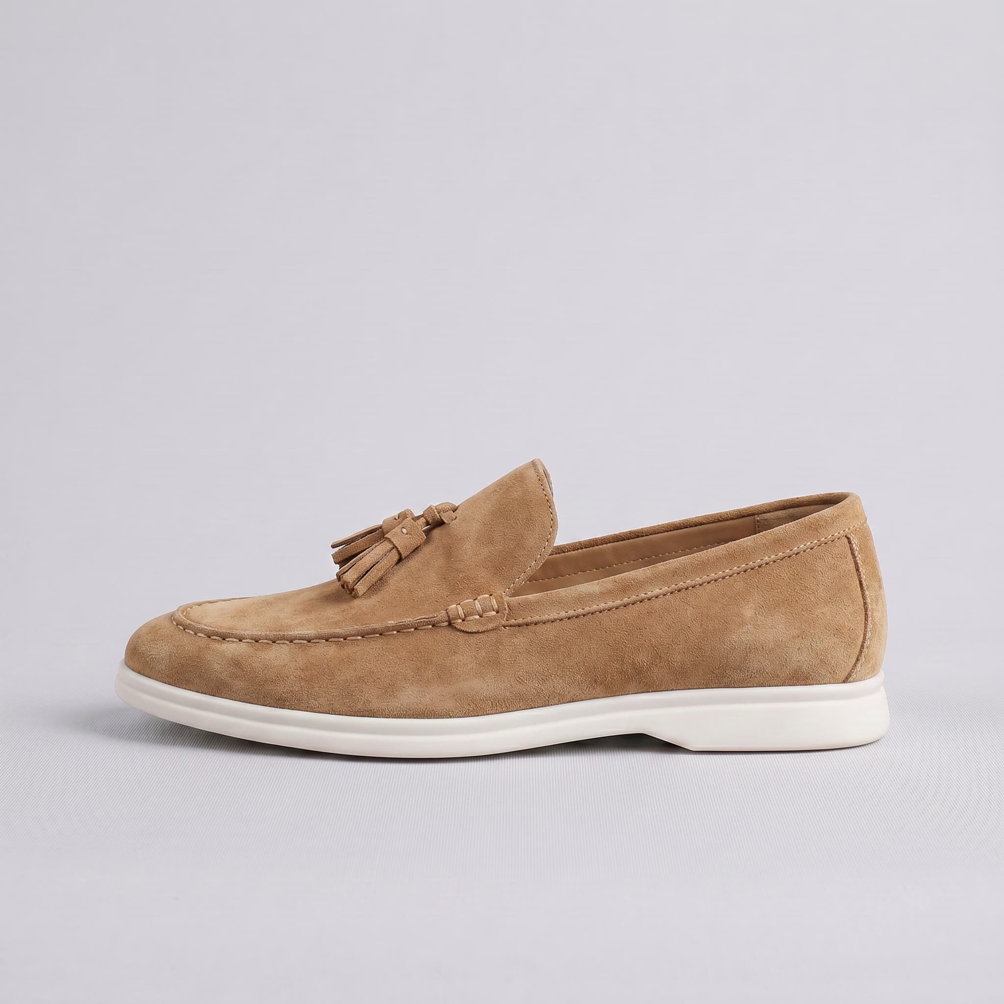Capri Suede Loafer Camel