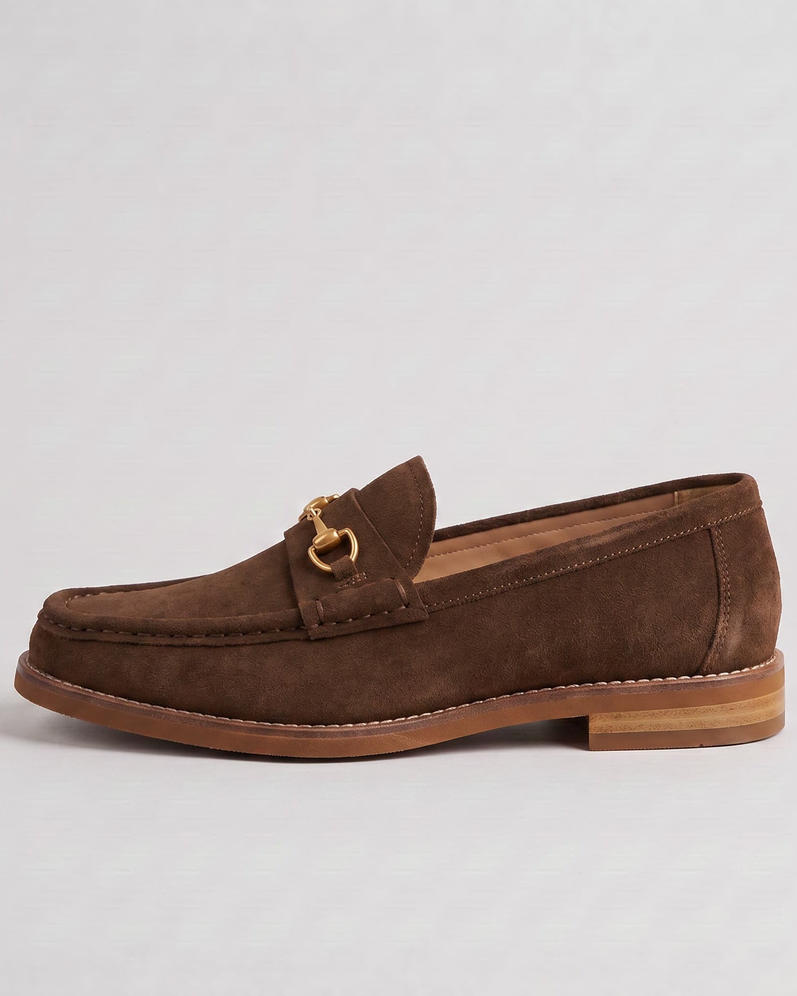 Ellison Suede Loafer Saddle Brown