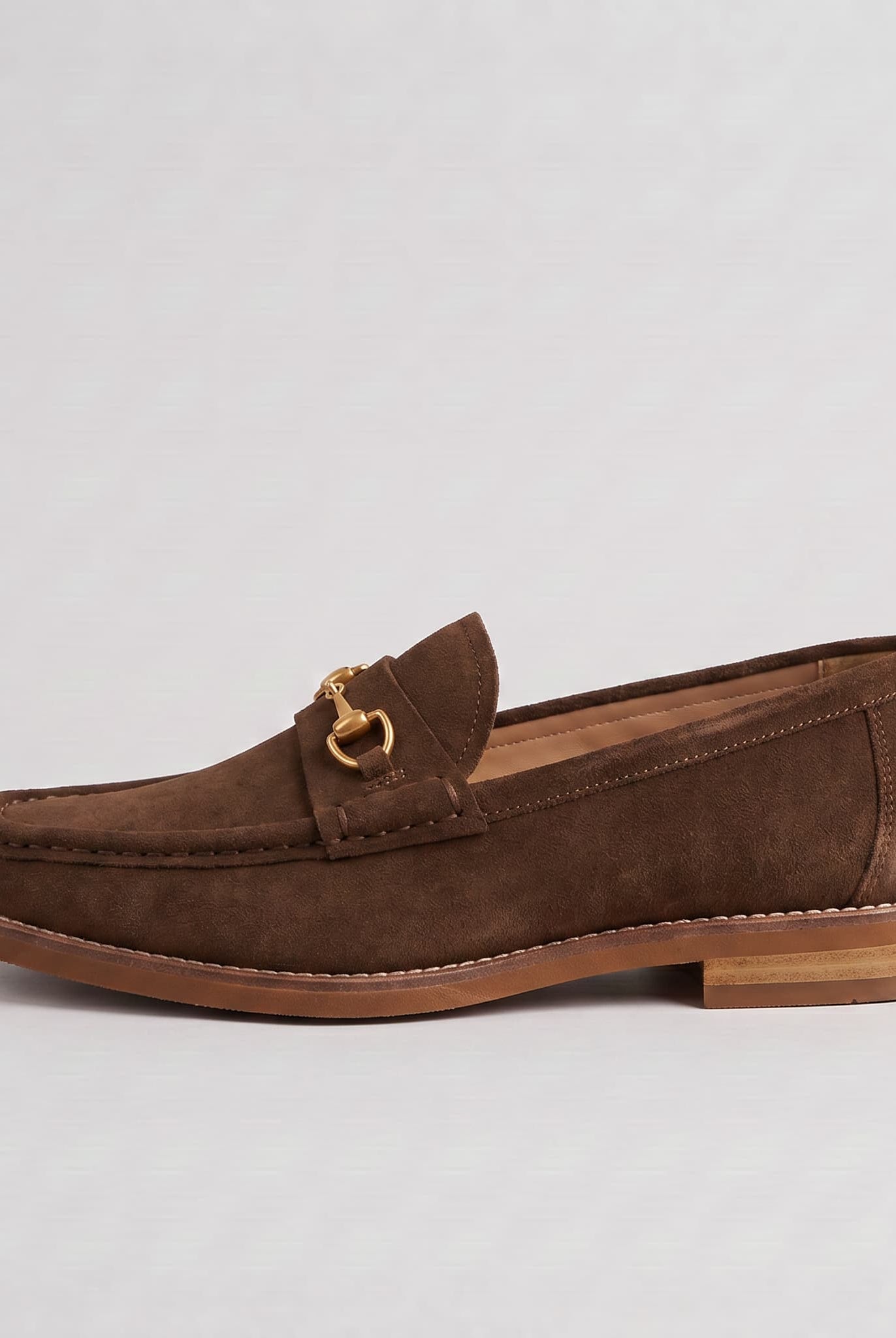 Ellison Suede Loafer Saddle Brown