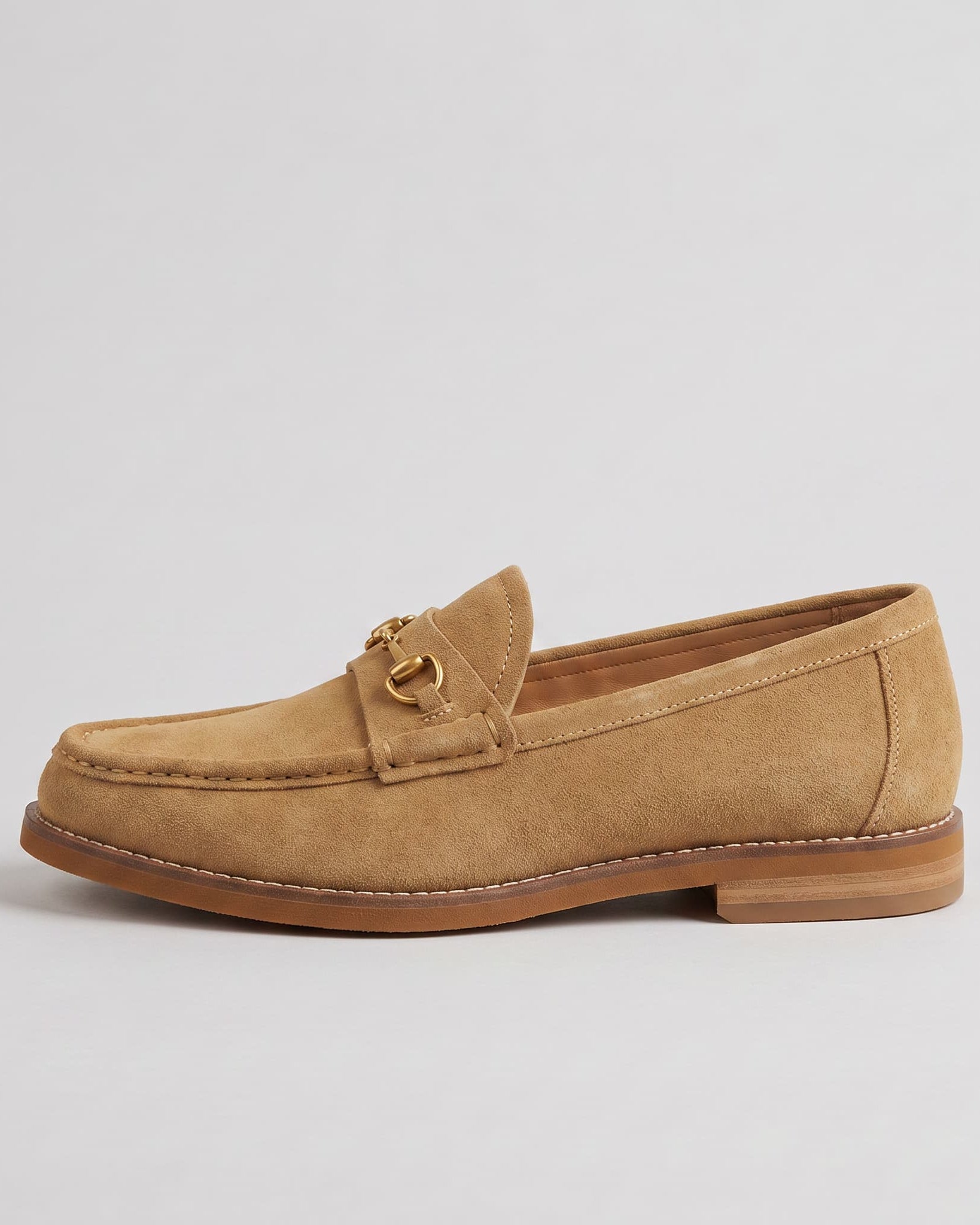 Ellison Suede Loafer Camel