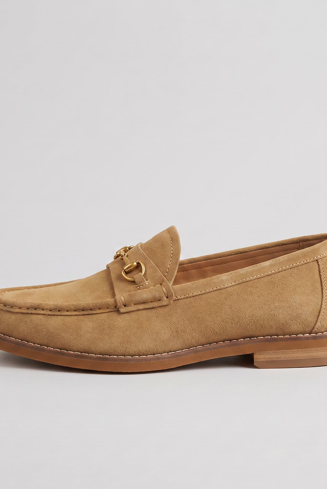 Ellison Suede Loafer Camel