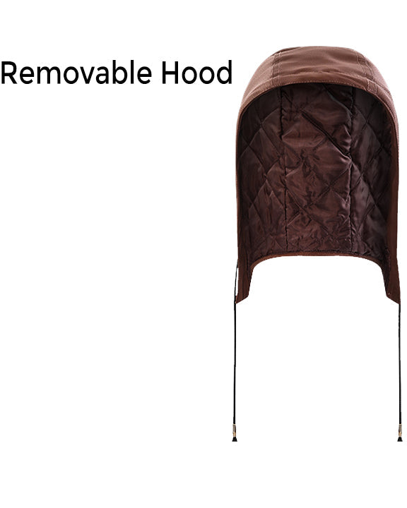 Marziano Leather Jacket Saddle Brown
