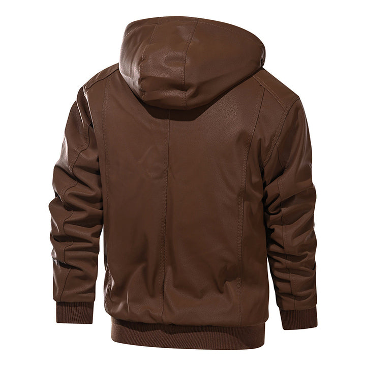 Marziano Leather Jacket Saddle Brown