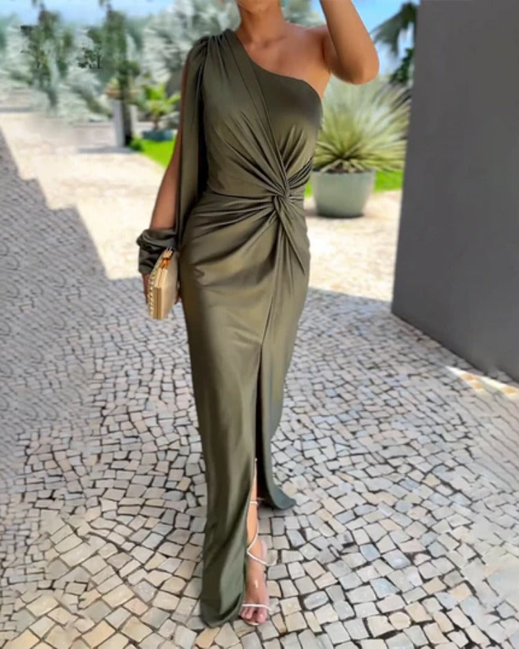 Eleanor Elegant Dress - Mint Green