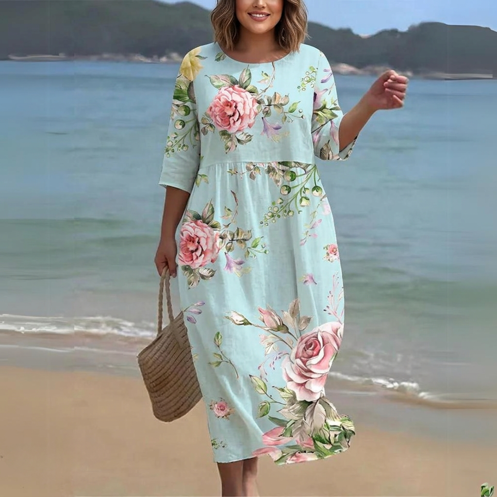 Celestine - Floral Light Blue