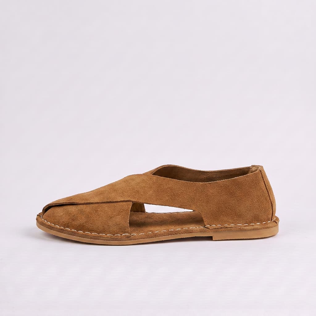 Marlowe Cross-Strap Brown
