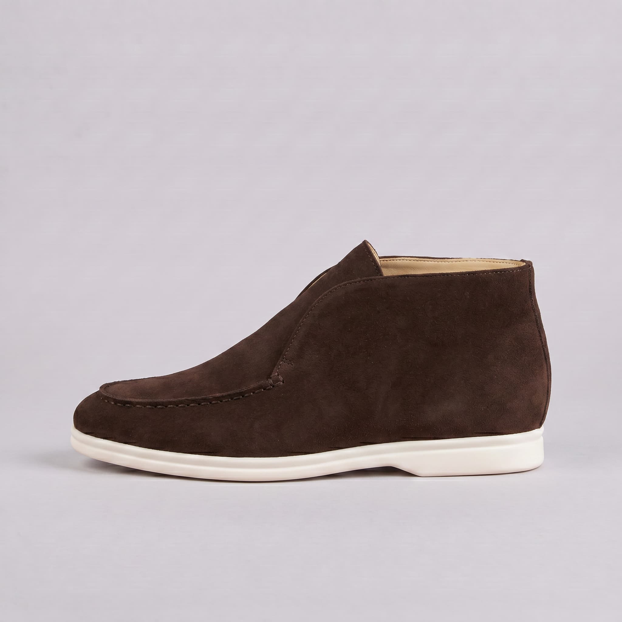 Alston Hi Top Loafers Dark Brown