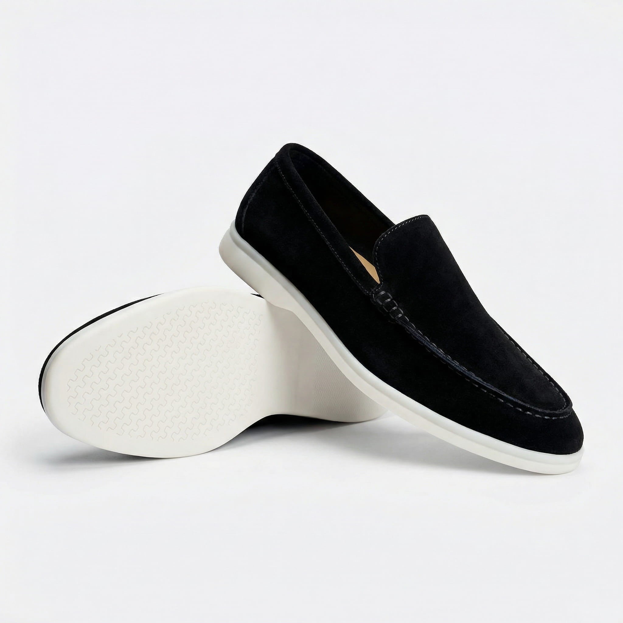 Enzo Suede Loafer Black