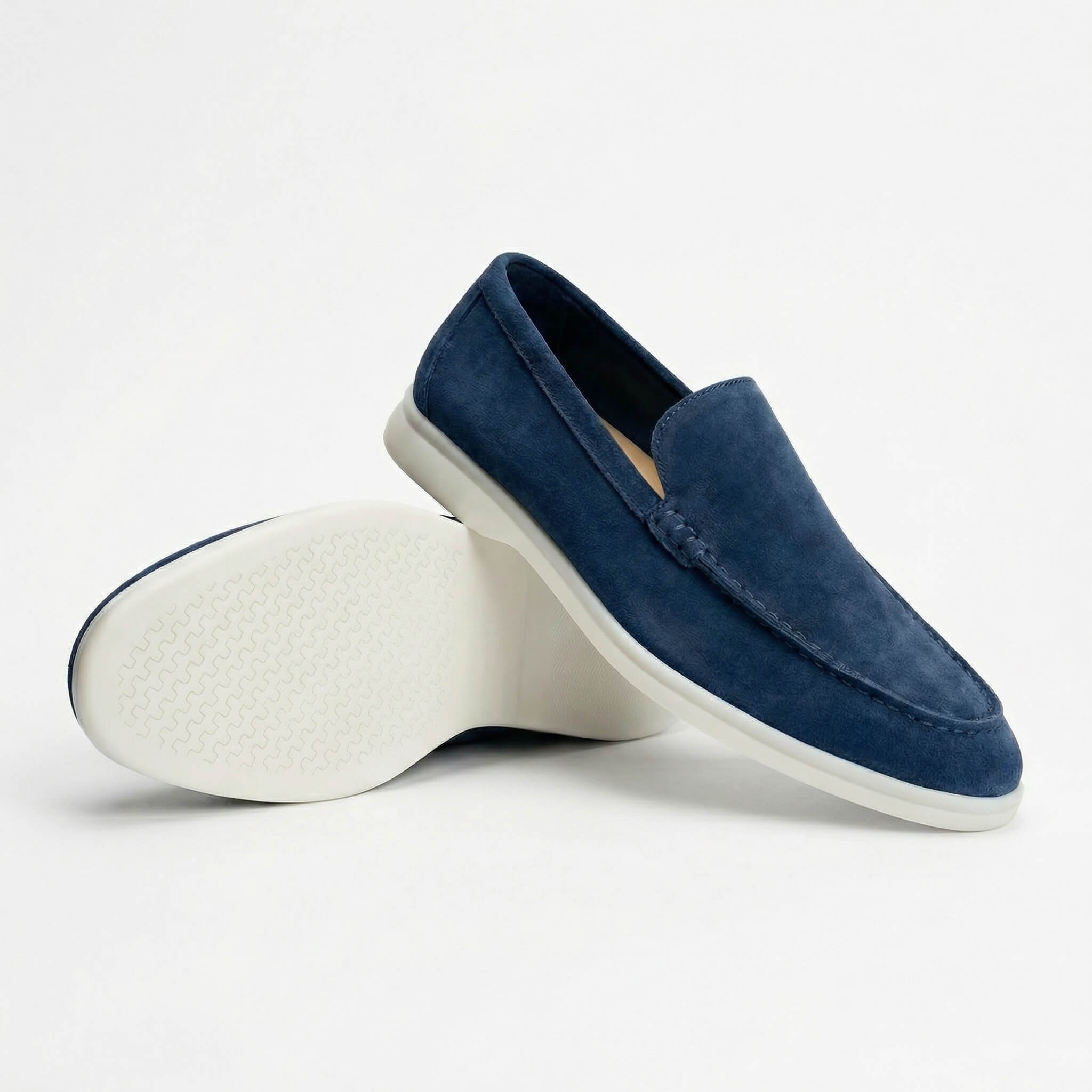 Enzo Suede Loafer Navy