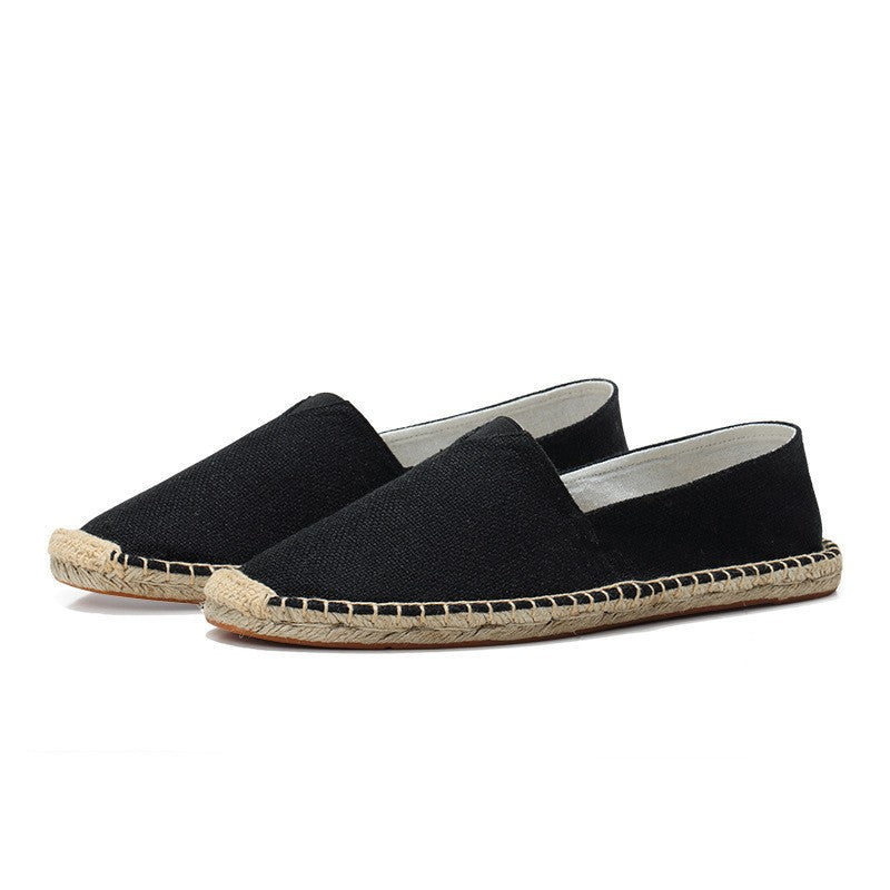 Brookshire Linen Espadrilles Black