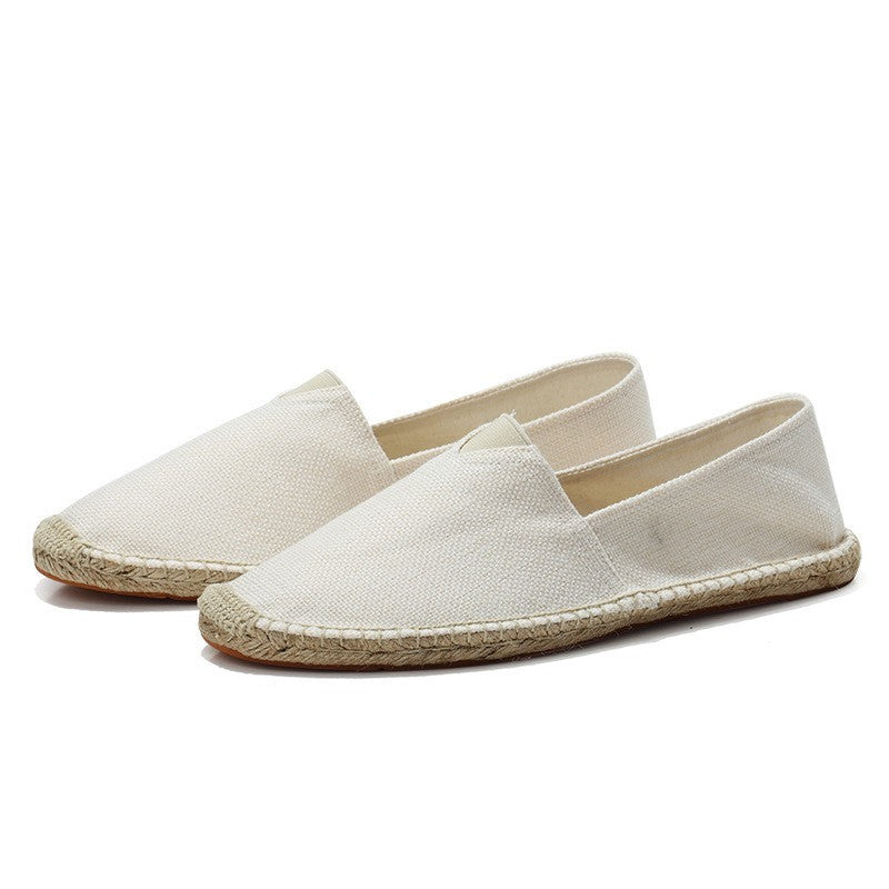 Brookshire Linen Espadrilles White