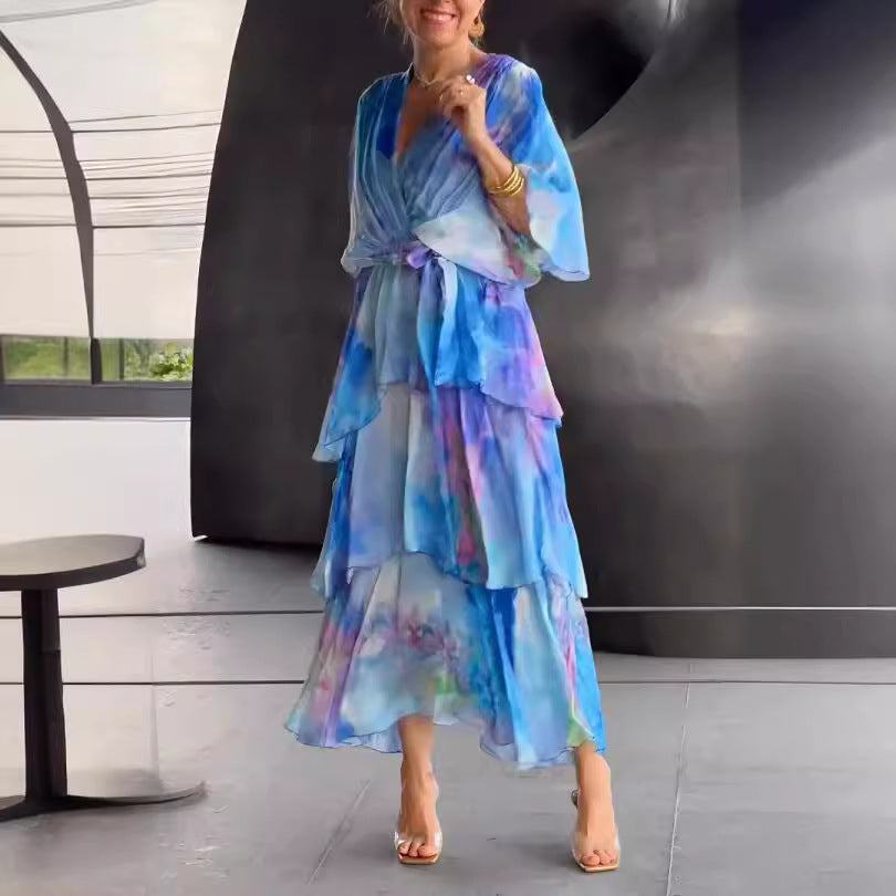 Marija Floral Layer Dress