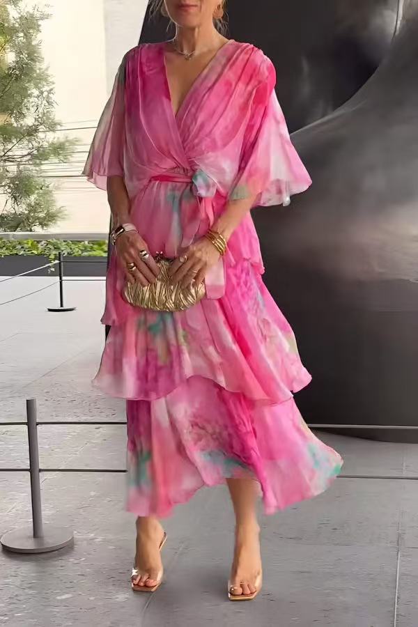 Marija Floral Layer Dress