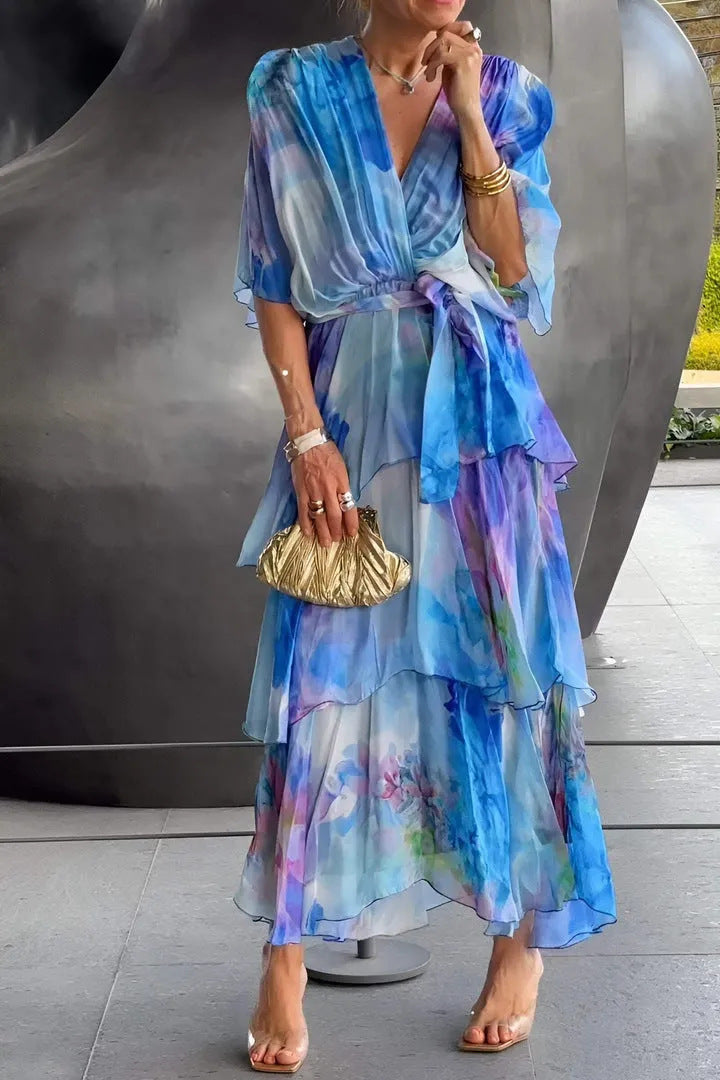 Marija Floral Layer Dress