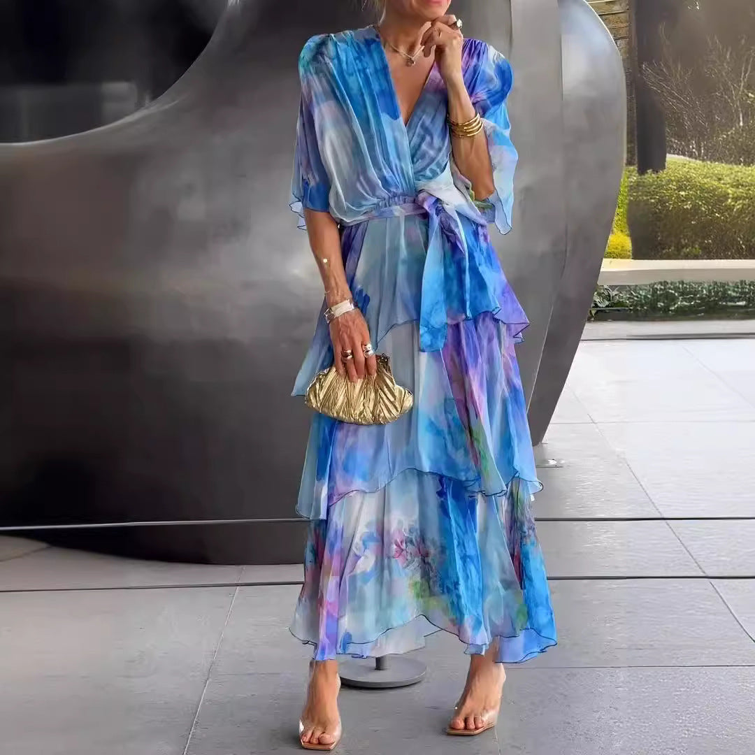 Marija Floral Layer Dress