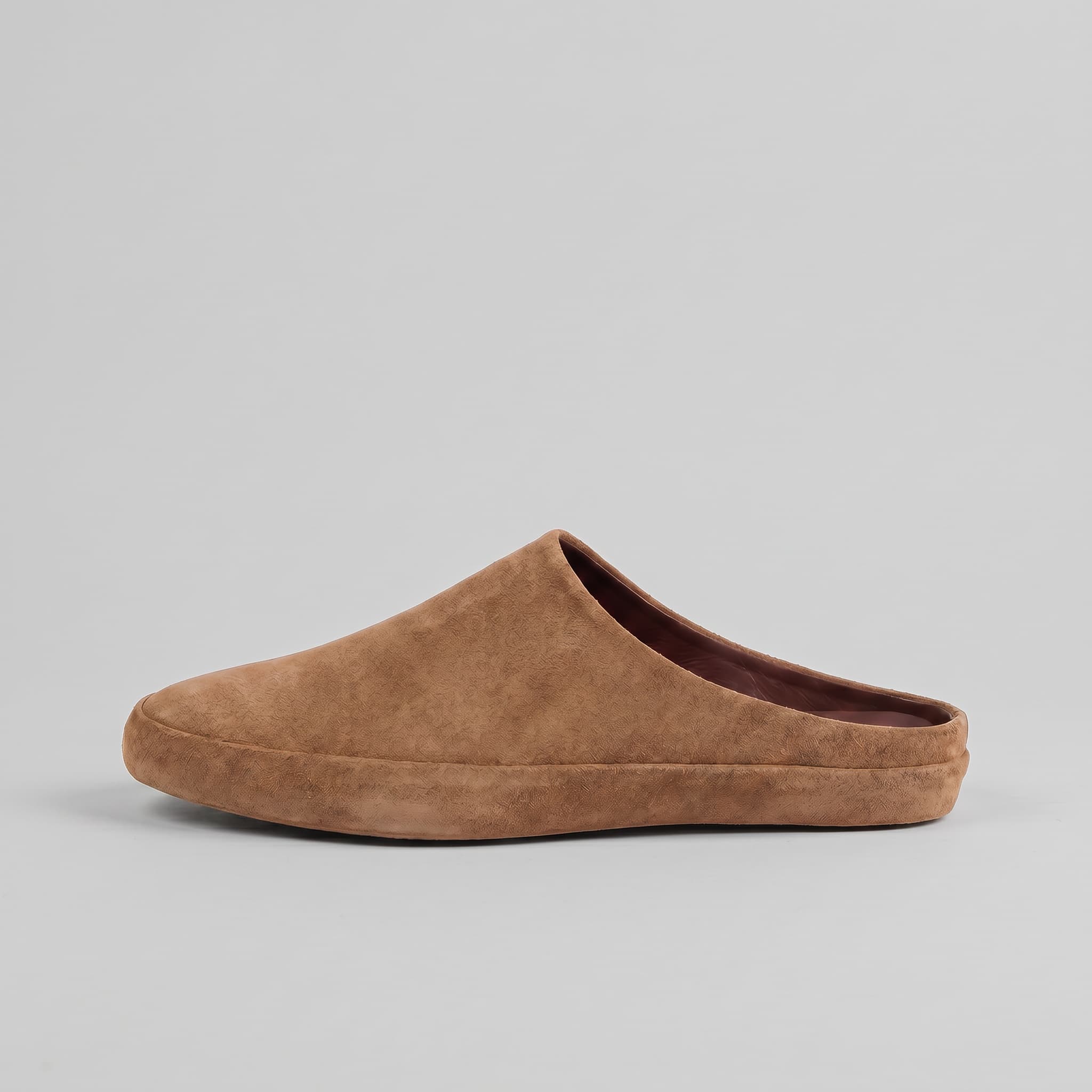 Fenwick Suede Mule Vintage Walnut