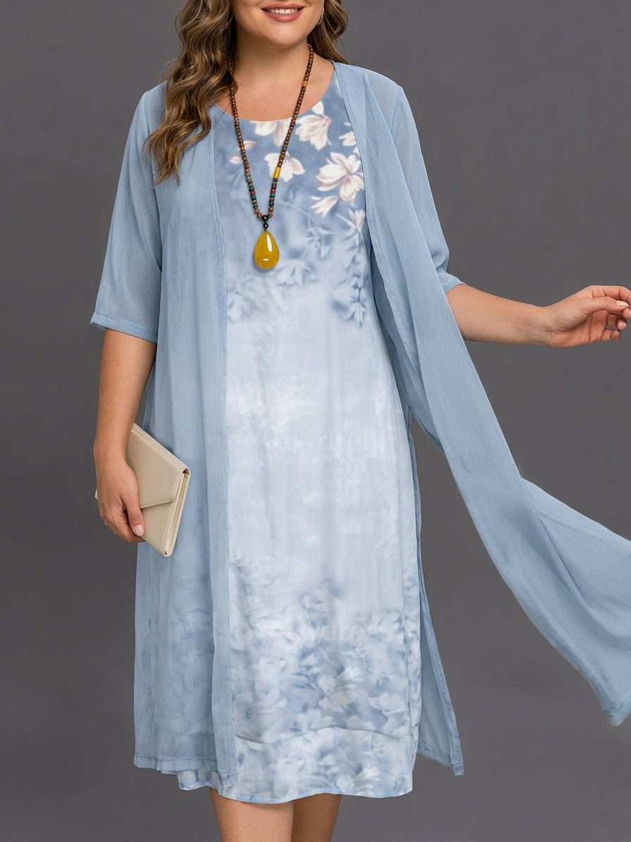 Galina - Dreamy Elegance Dress - Blue
