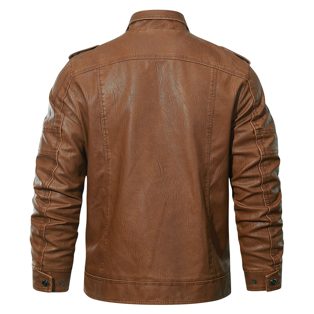 Fleece Biker Jacket Sienna