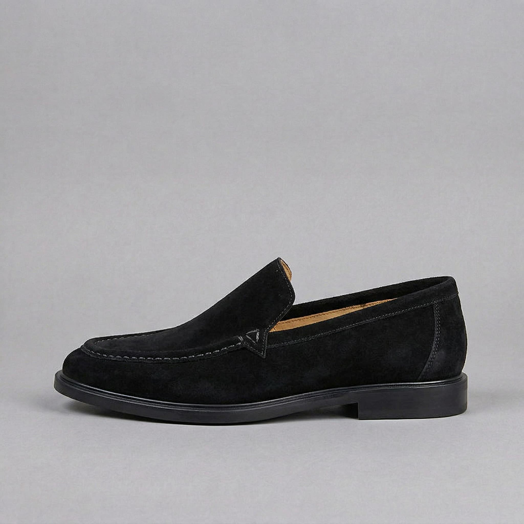 Tilbury Premium Suede Loafer Black