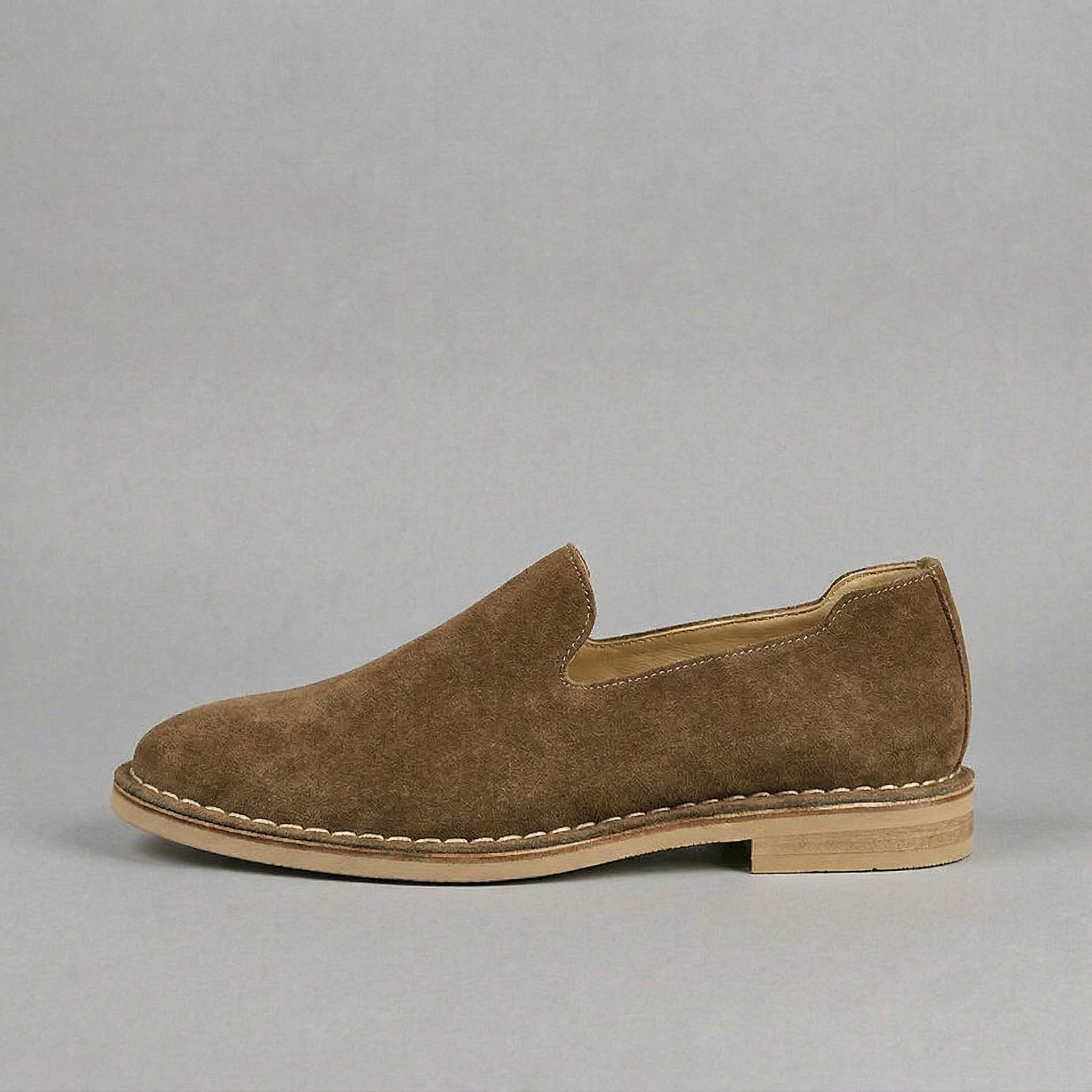 Elmsworth Suede Loafer Warm Tan