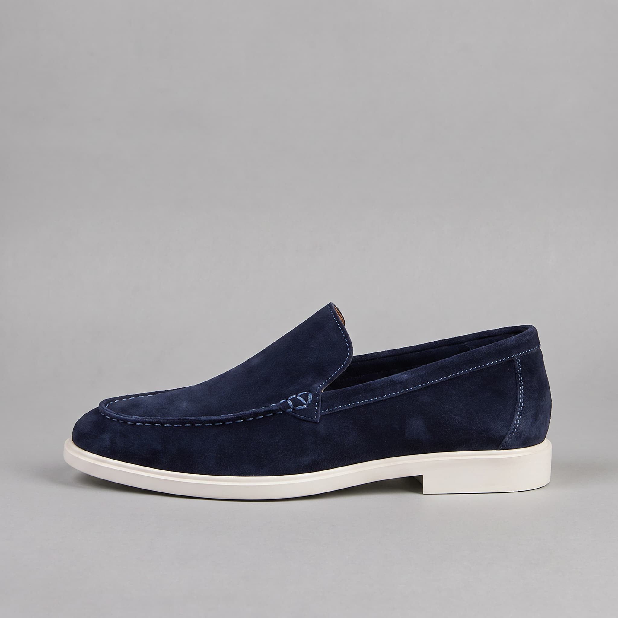 Salcombe Suede Loafer Navy