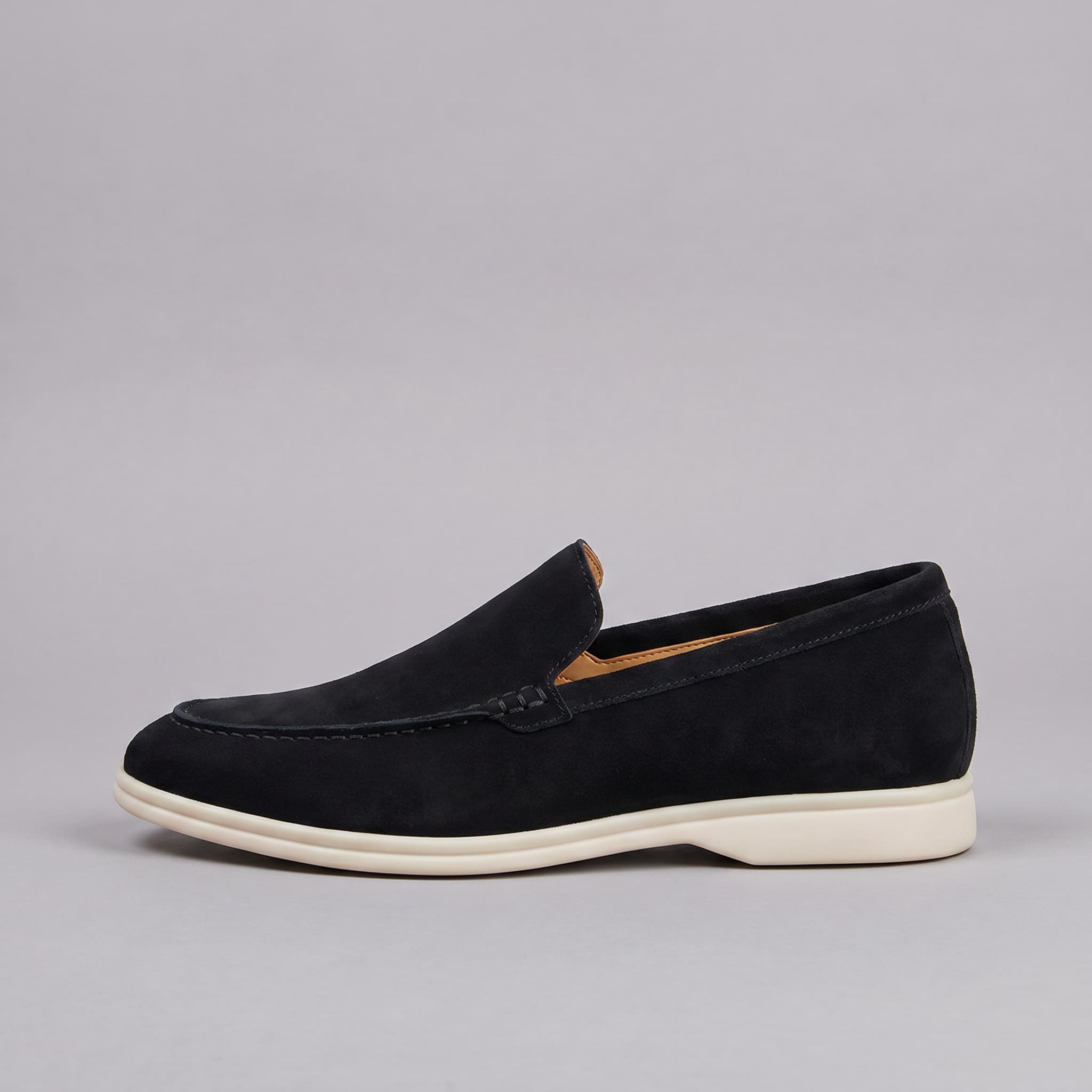 Salcombe Suede Loafer Black