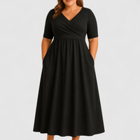 Eleanor | Elegant Midi Dress with Pockets