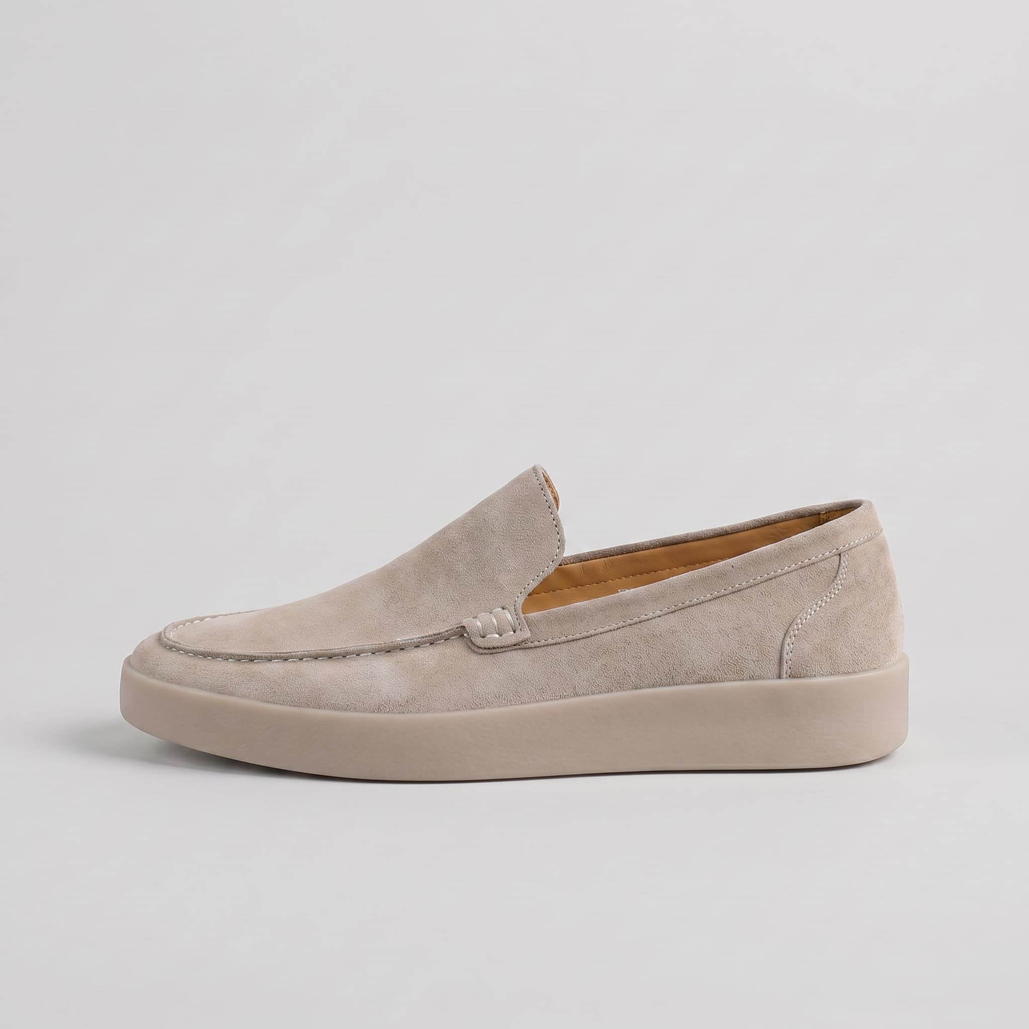 Forte Suede Loafer Khaki