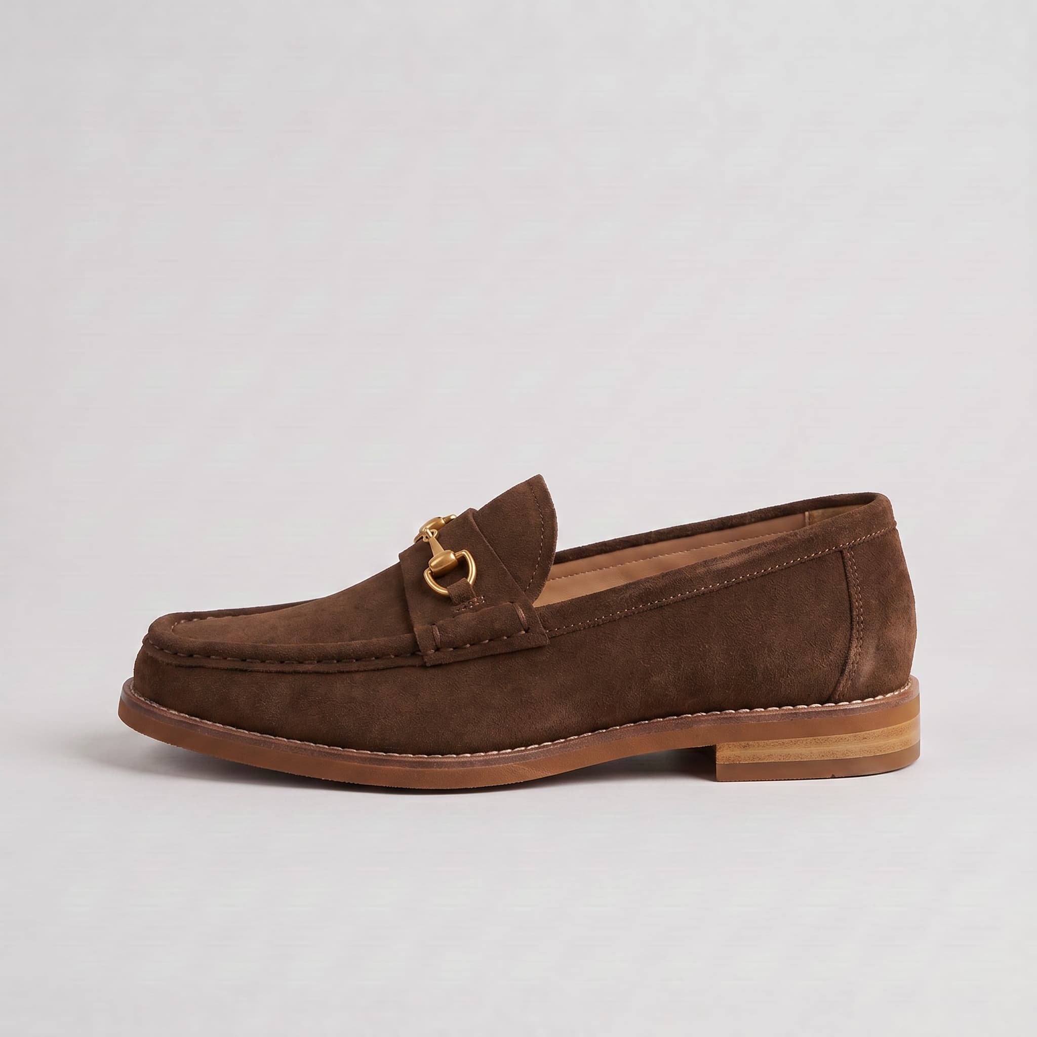 Ellison Suede Loafer Saddle Brown