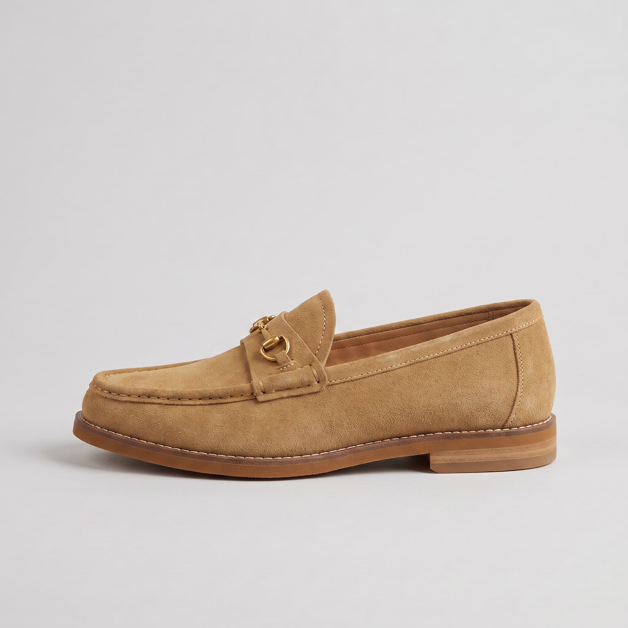 Ellison Suede Loafer Camel