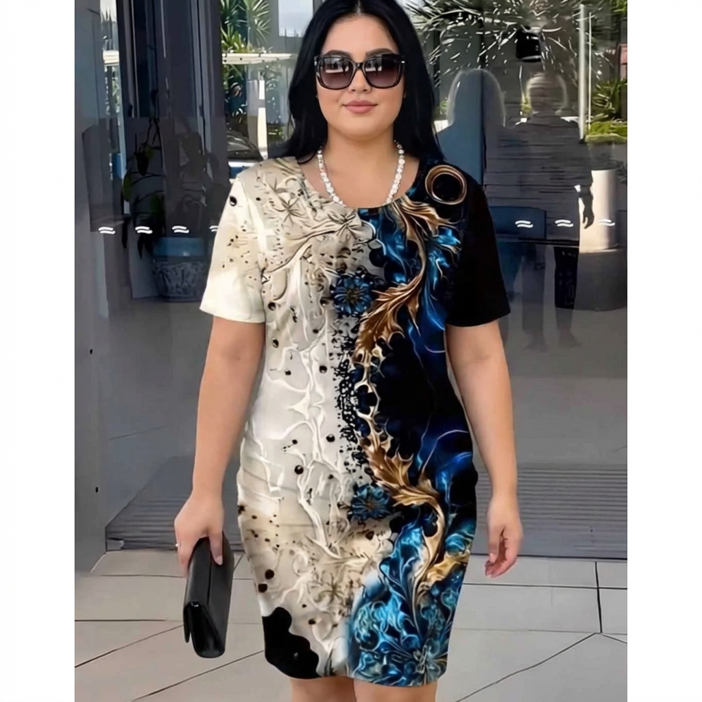 Sorrel - Printed Relaxed Dress - lifestyle